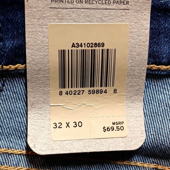 NWT Levi's 726 Flare Jeans Women's 32x30 Denim Bell Bottom High Rise Retro - Picture 8 of 11